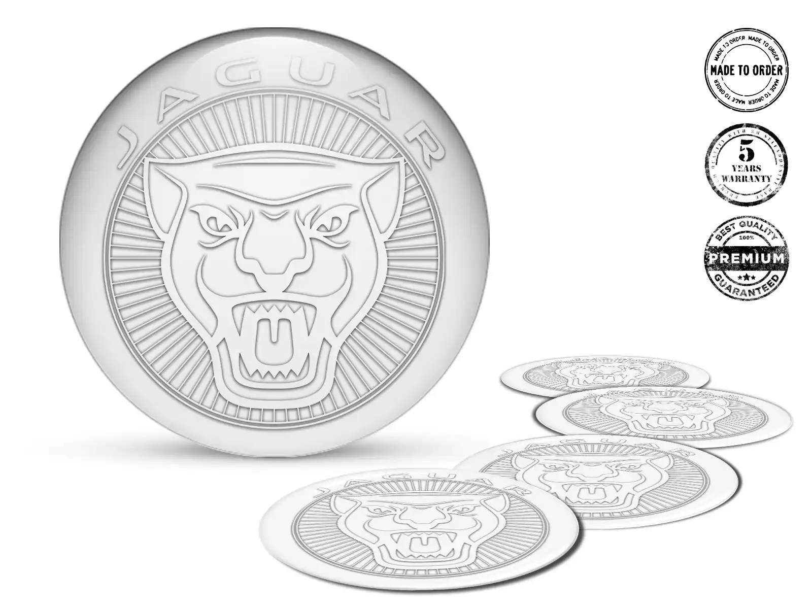 Jaguar Pegatinas de Aro Versión Diseño de Cúpula Elegante